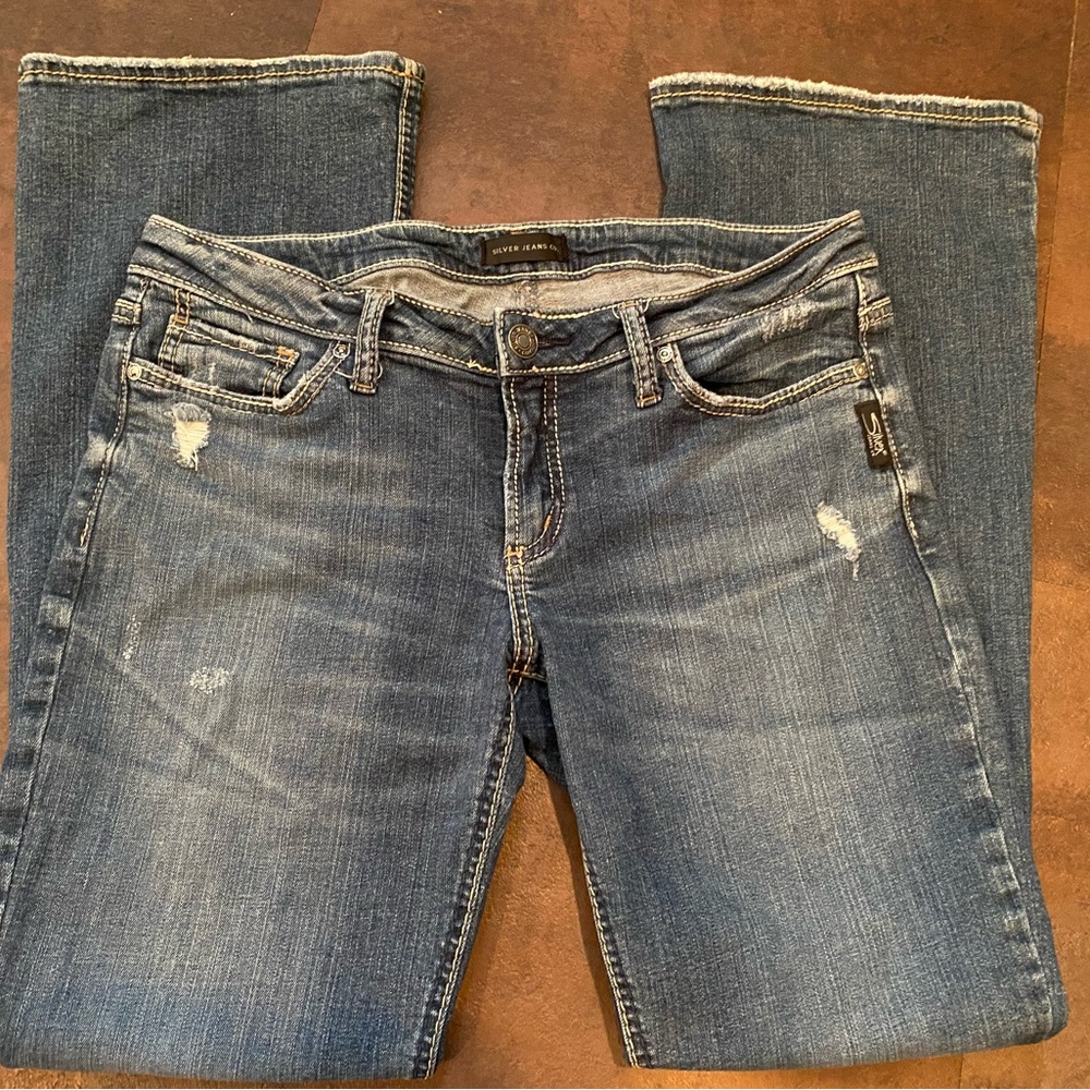 Silver Jeans Boot Cut Medium Blue Denim
